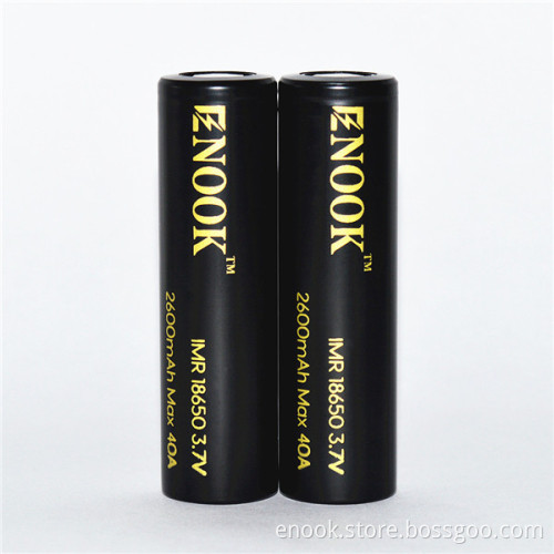 Enook 2600mAh battery 40A high quality and hot selling
